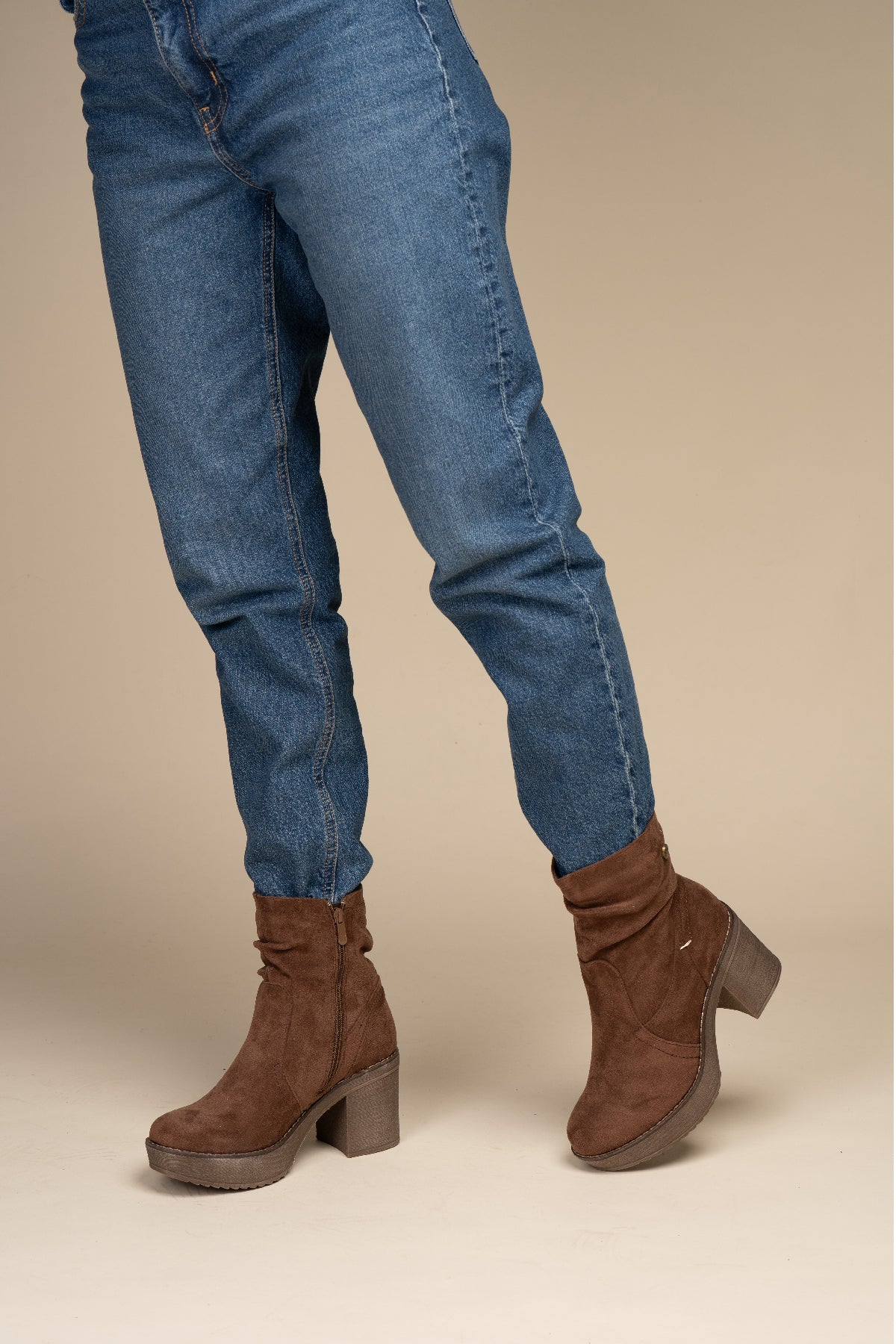 Bota Casual Mujer Café Josh Chinitown Chinitown